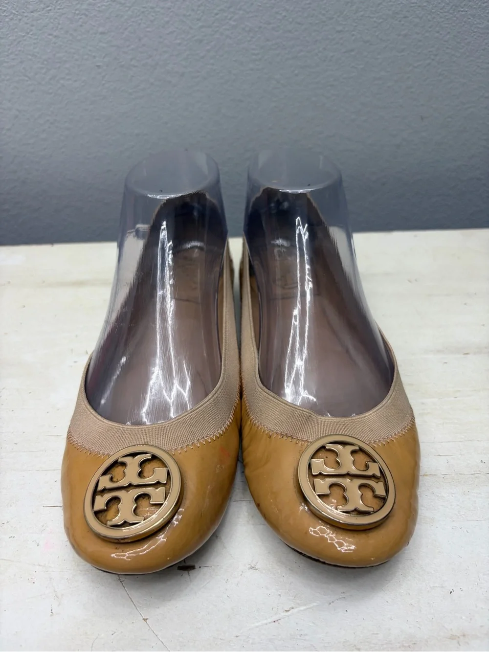 Tory Burch Brown Leather Coraline Flats Size 6.5